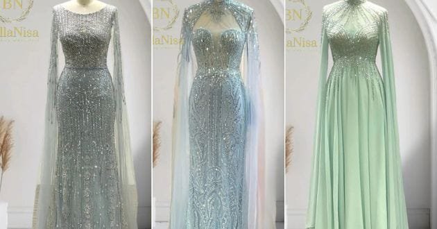 3 diamond dresses