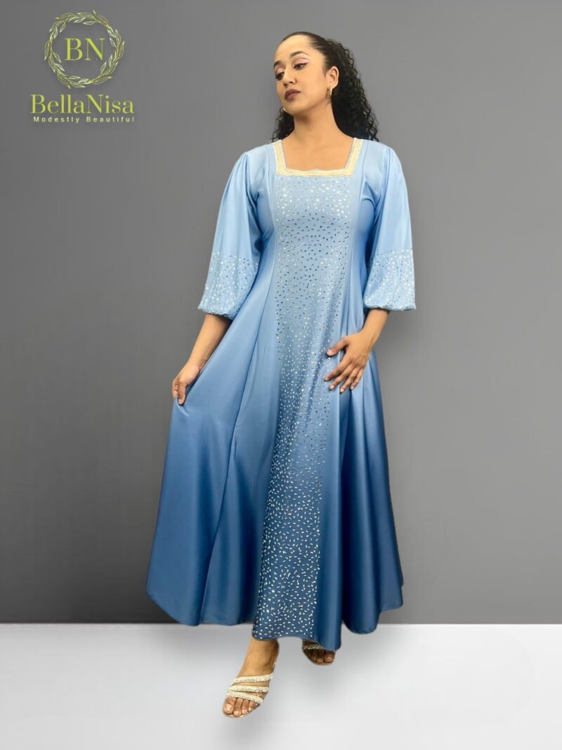 Firnas Kaftan Blue - Image 2