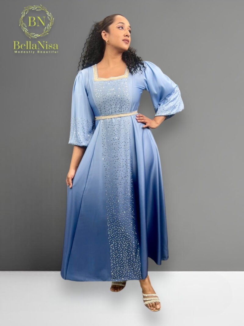 Firnas Kaftan Blue