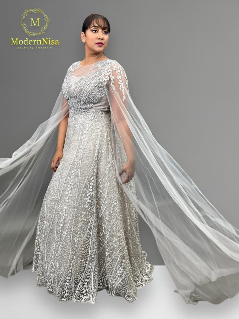 Reem Gown Silver