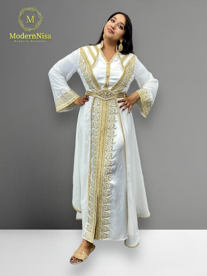 Mami Kaftan White - Image 4