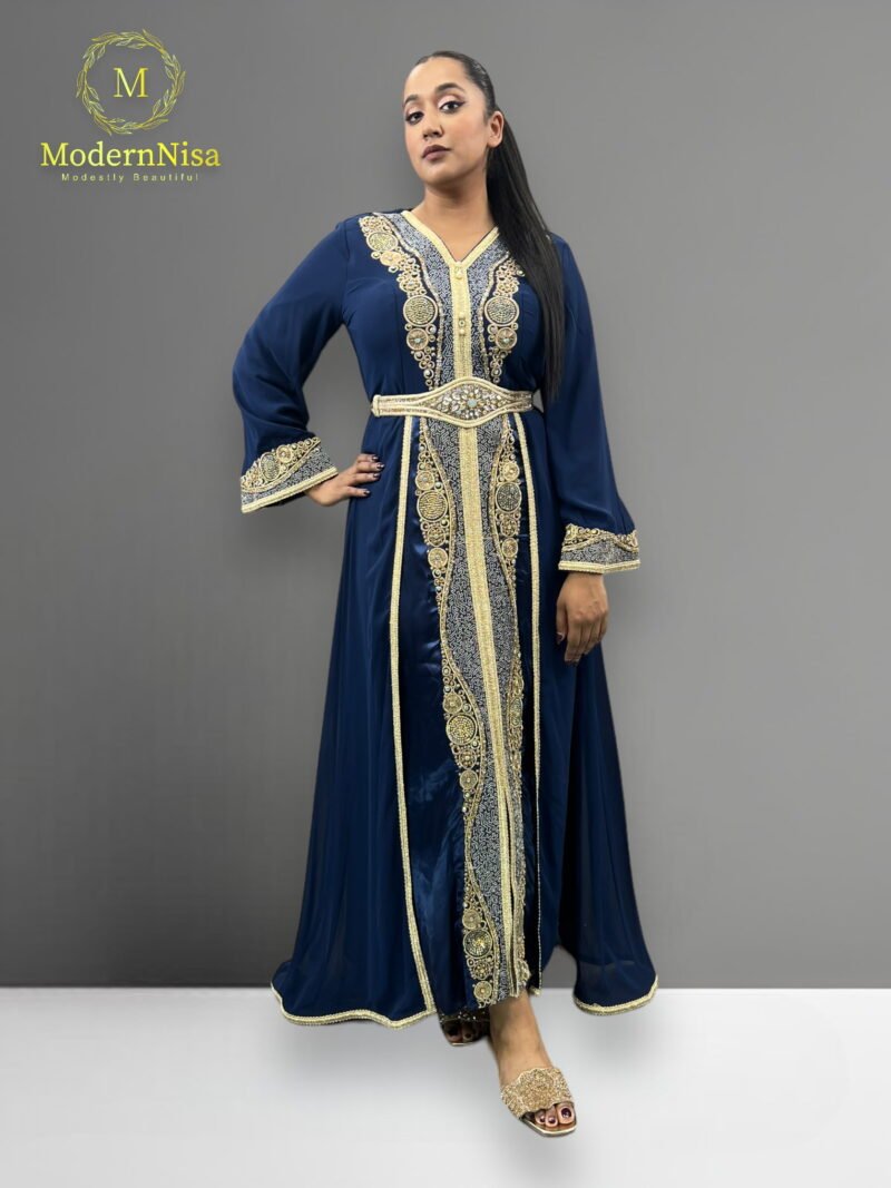 Yara Kaftan Navy