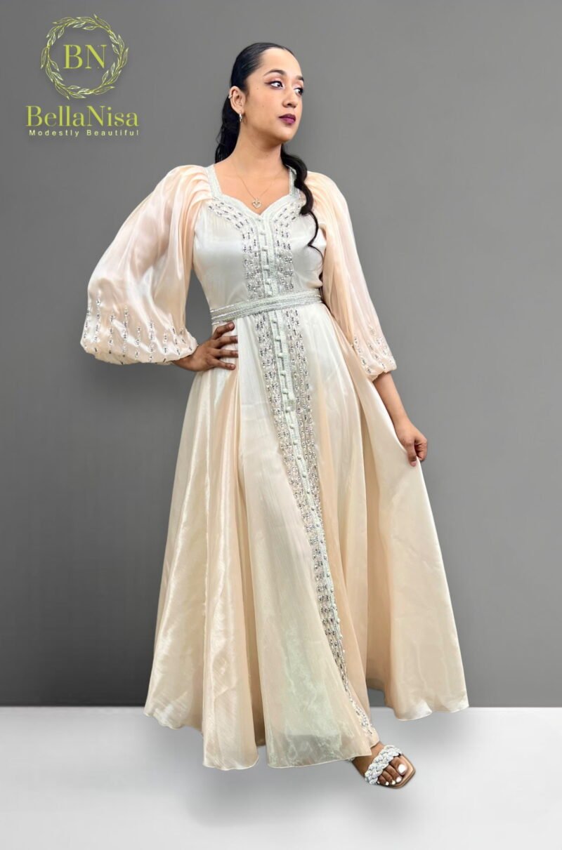 Feiruz Kaftan Champagne - Image 5