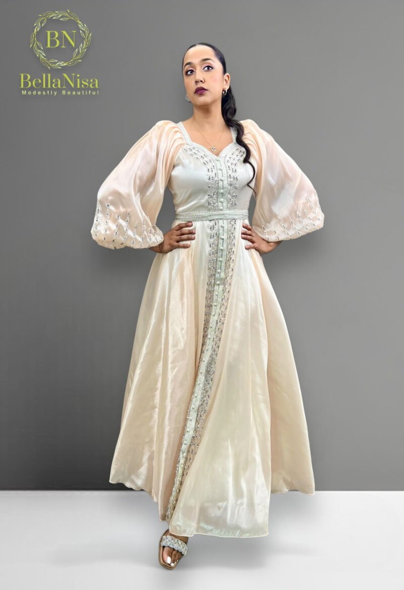 Feiruz Kaftan Champagne - Image 2