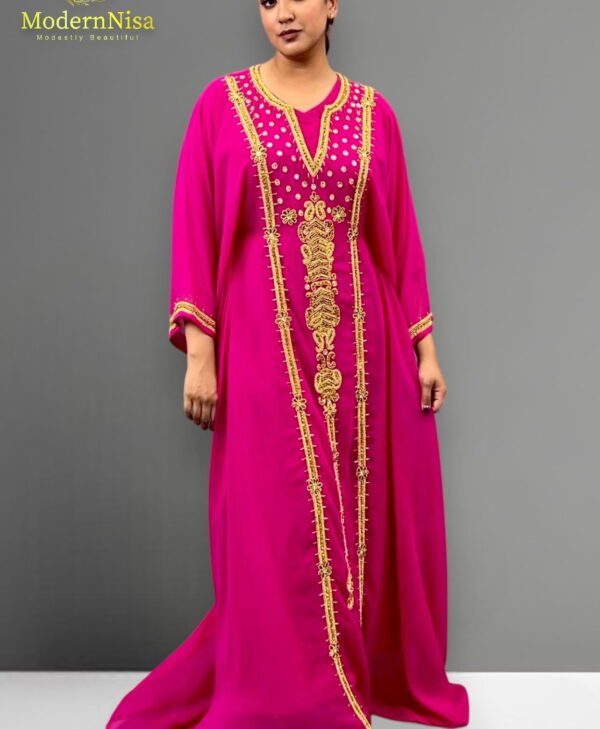 Friyal Kaftan Fuchsia