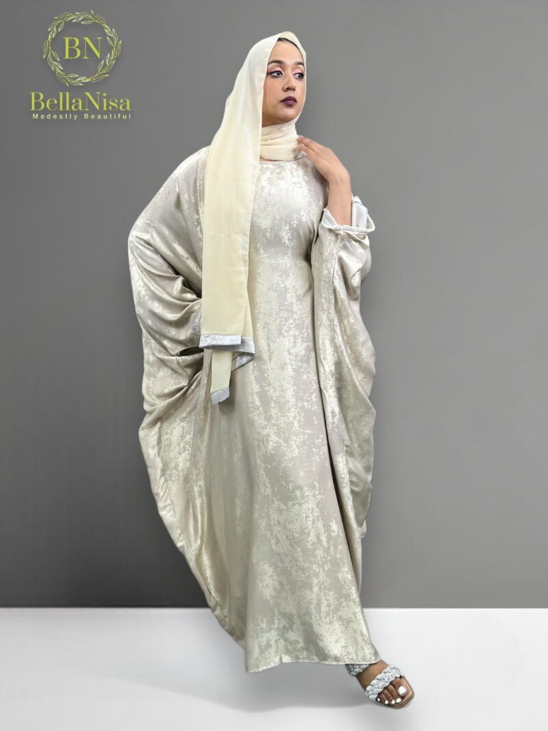Batwing Abaya Shimmer1