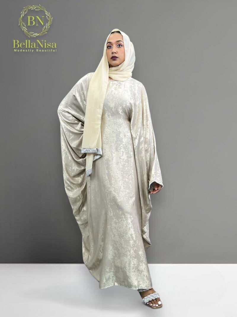 Batwing Abaya Shimmer1 - Image 2