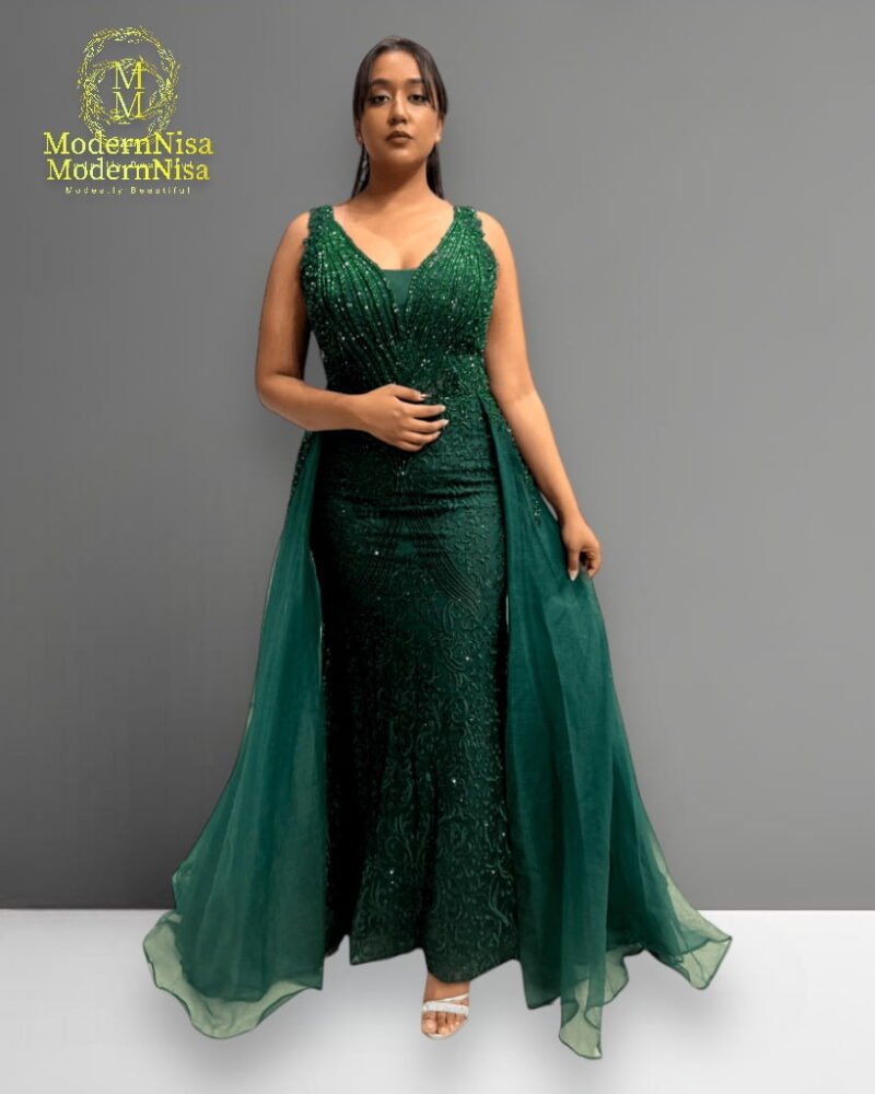 Alya Gown Emerald Green - Image 3