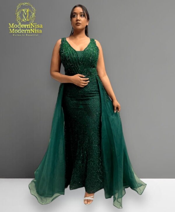 Alya Gown Emerald Green