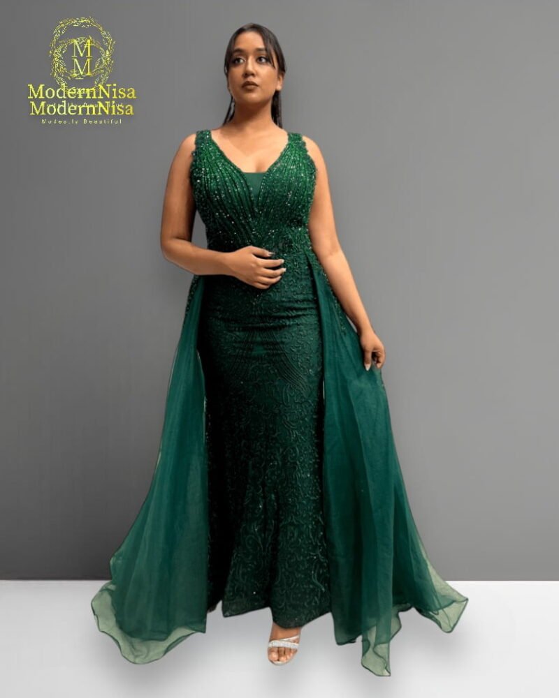 Alya Gown Emerald Green