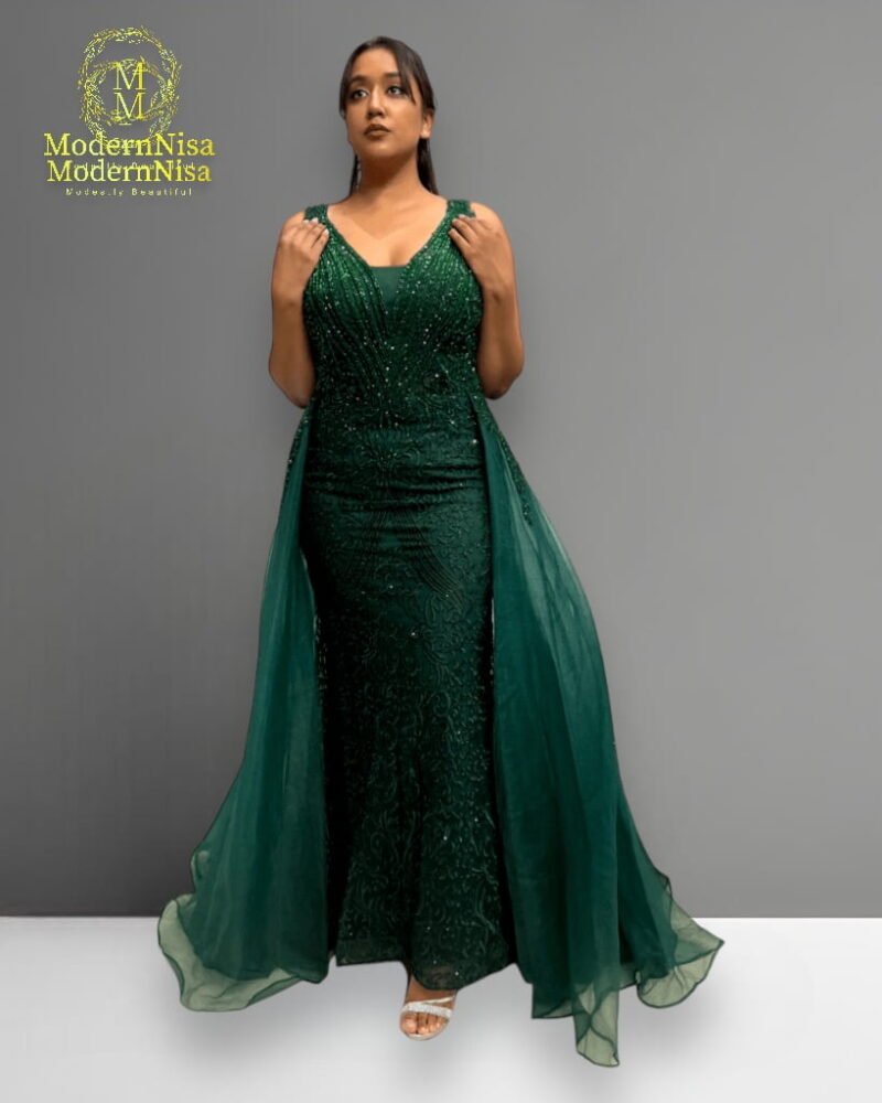 Alya Gown Emerald Green - Image 2