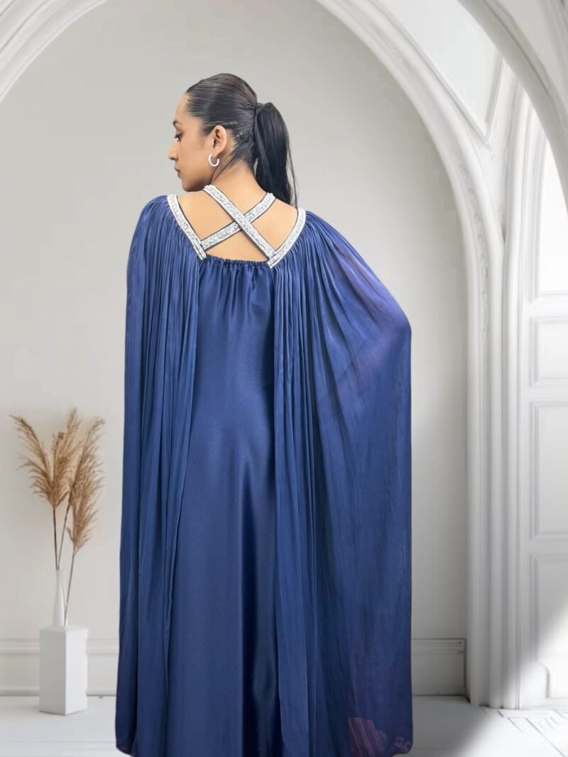 Rumi Kaftan Navy Blue - Image 2