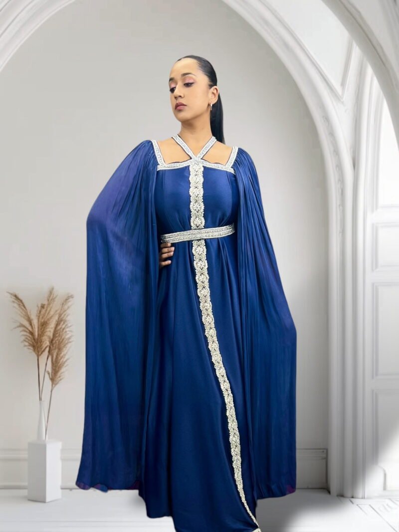 Rumi Kaftan Navy Blue