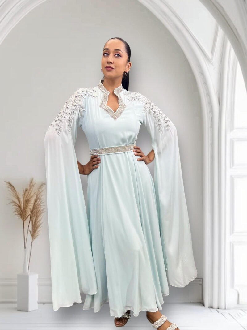 Rayan Kaftan Baby Blue - Image 3