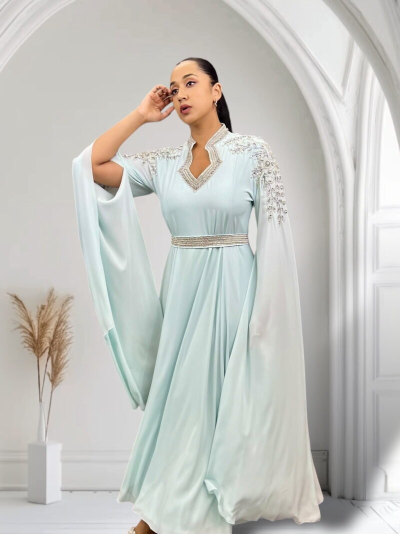 Rayan Kaftan Baby Blue