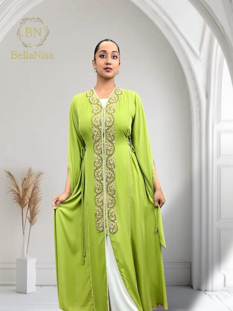 Alya Morrocan Kaftan Mint - Image 3