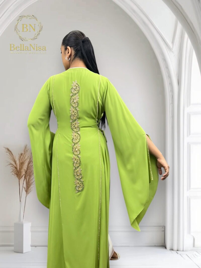 Alya Morrocan Kaftan Mint - Image 2