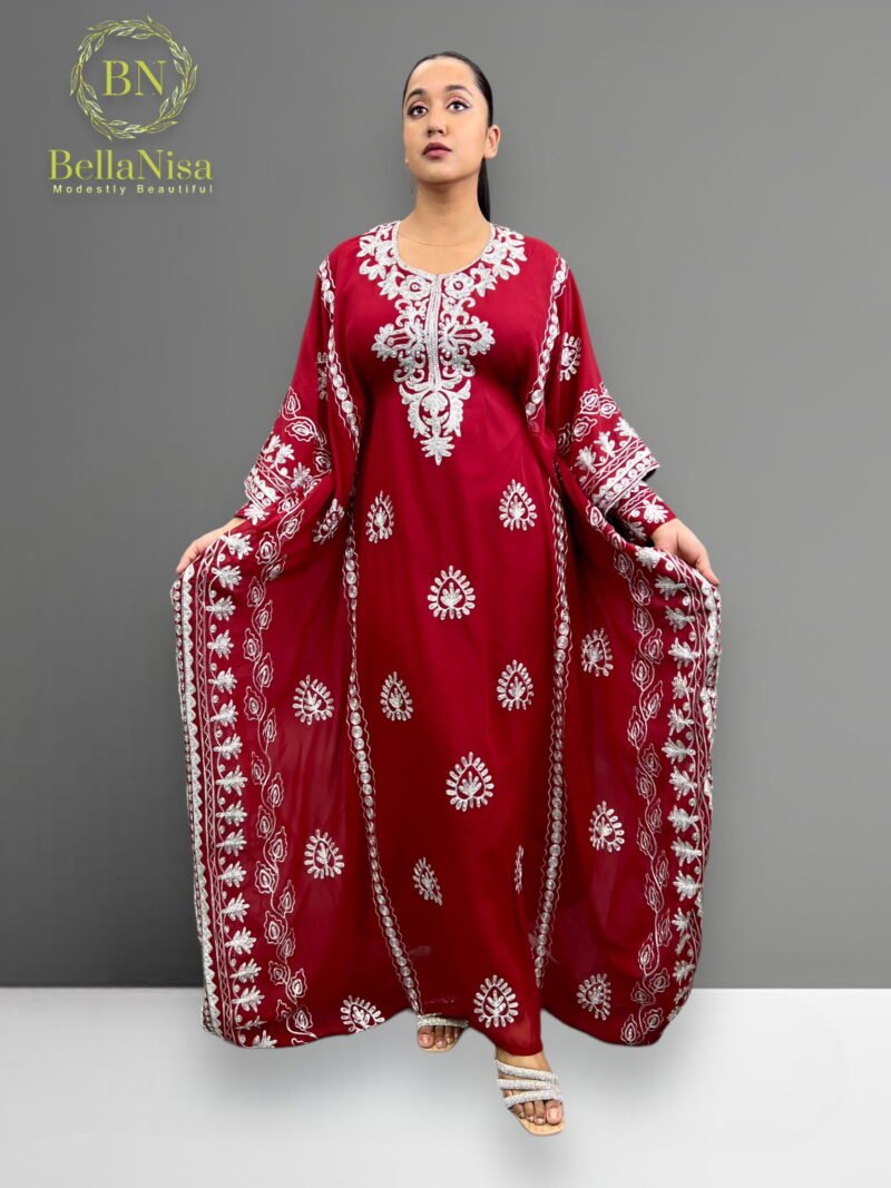 Jihan Kaftan Red - Image 2