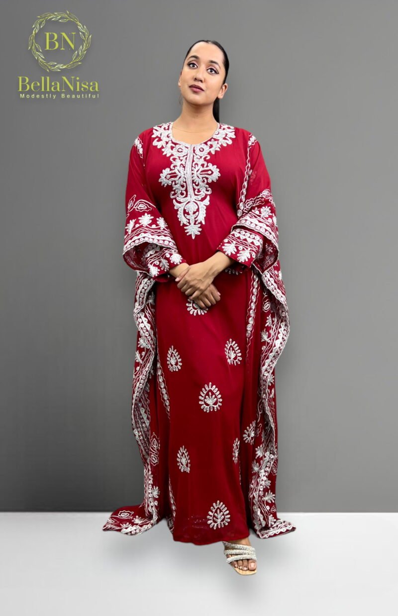 Jihan Kaftan Red - Image 3