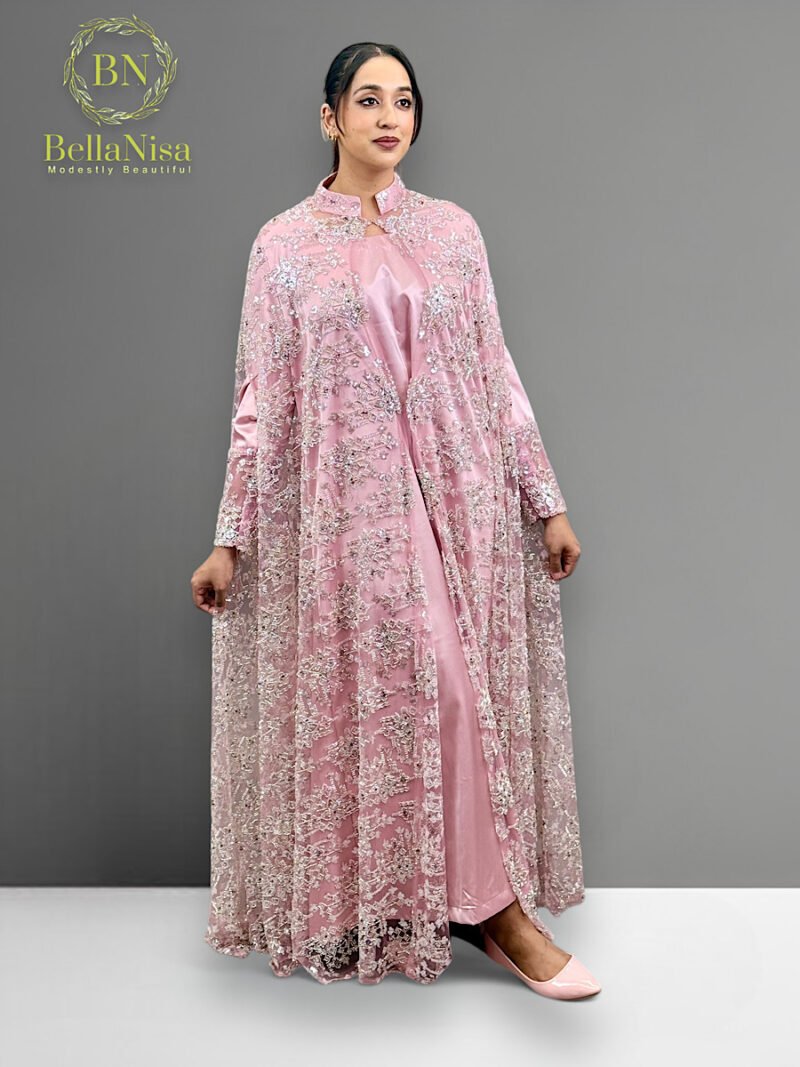 Sumiya Lux Kaftan Pink - Image 2