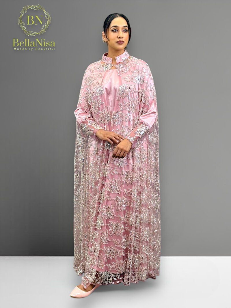 Sumiya Lux Kaftan Pink