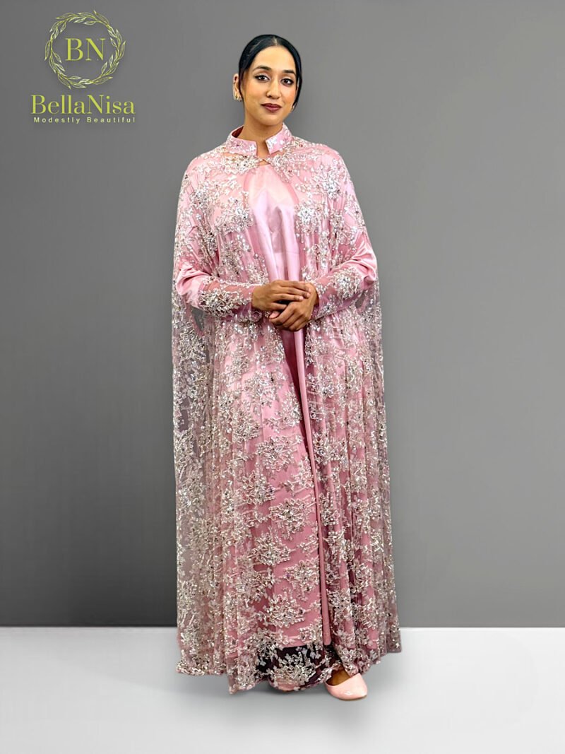 Sumiya Lux Kaftan Pink - Image 4