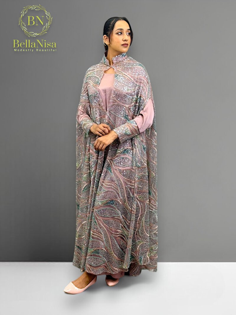 Sumiya Lux Kaftan Blush - Image 3