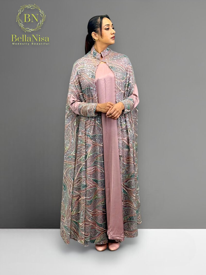 Sumiya Lux Kaftan Blush - Image 2