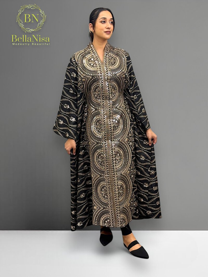 Kuwaiti Kaftan Black - Image 2