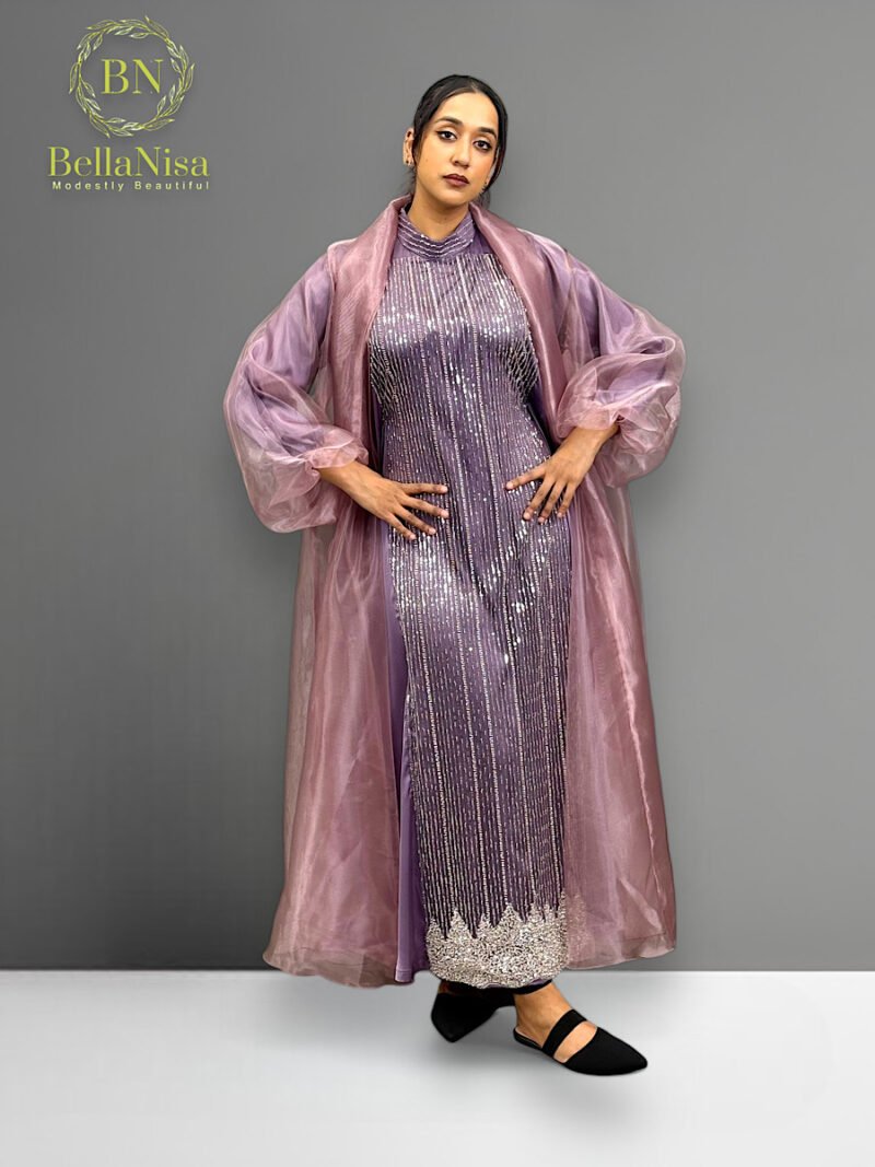 Farah Kaftan Purple - Image 2