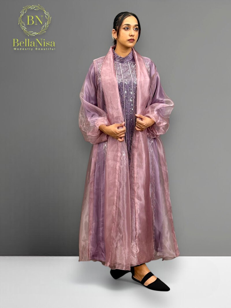 Farah Kaftan Purple - Image 3