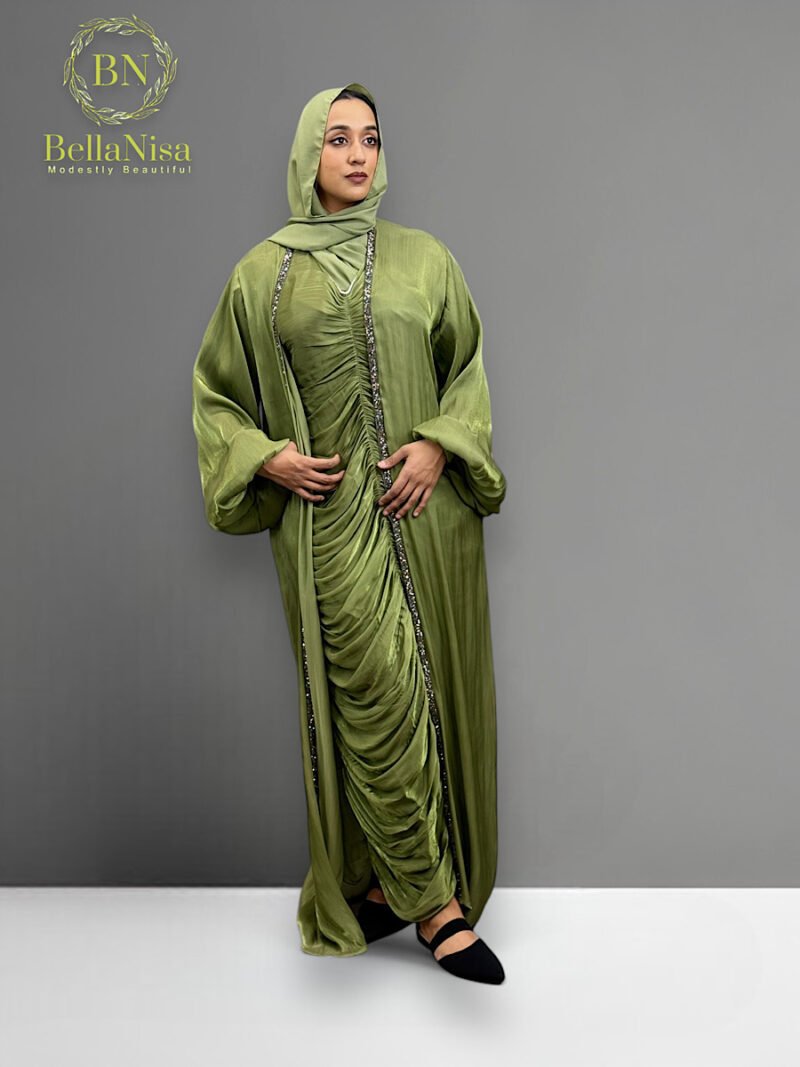 Ruffled Abaya - Image 2