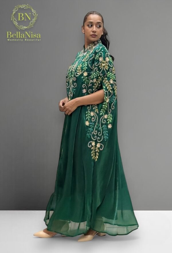 Hayaa Kaftan Emerald