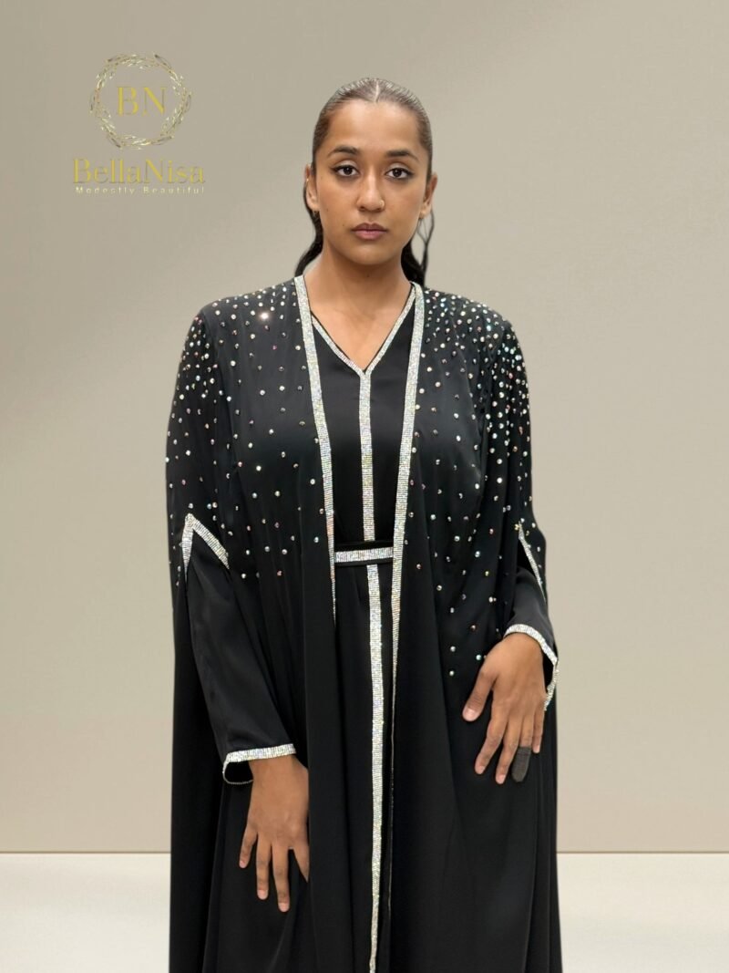 Luxe Abaya Diamanté