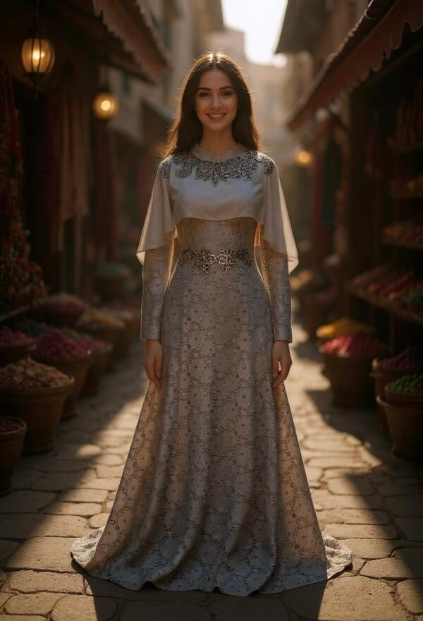 Lace Cape Dress