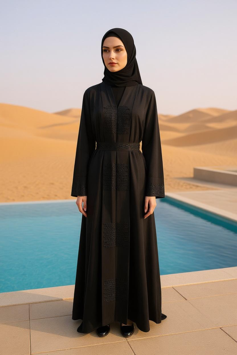 Open Jacket Abaya - Image 2