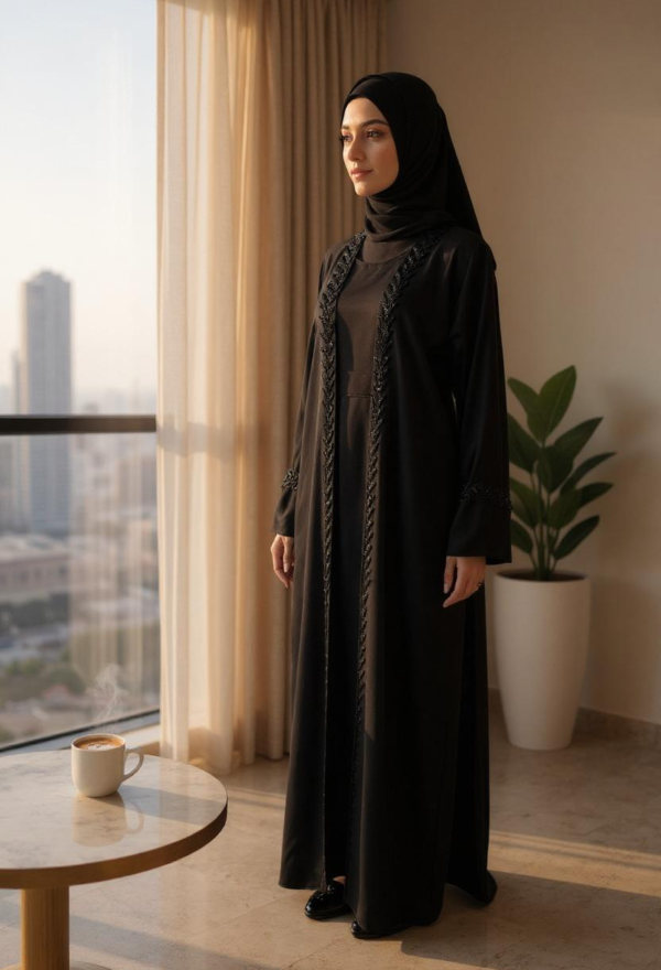 Jacket Abaya with Lining