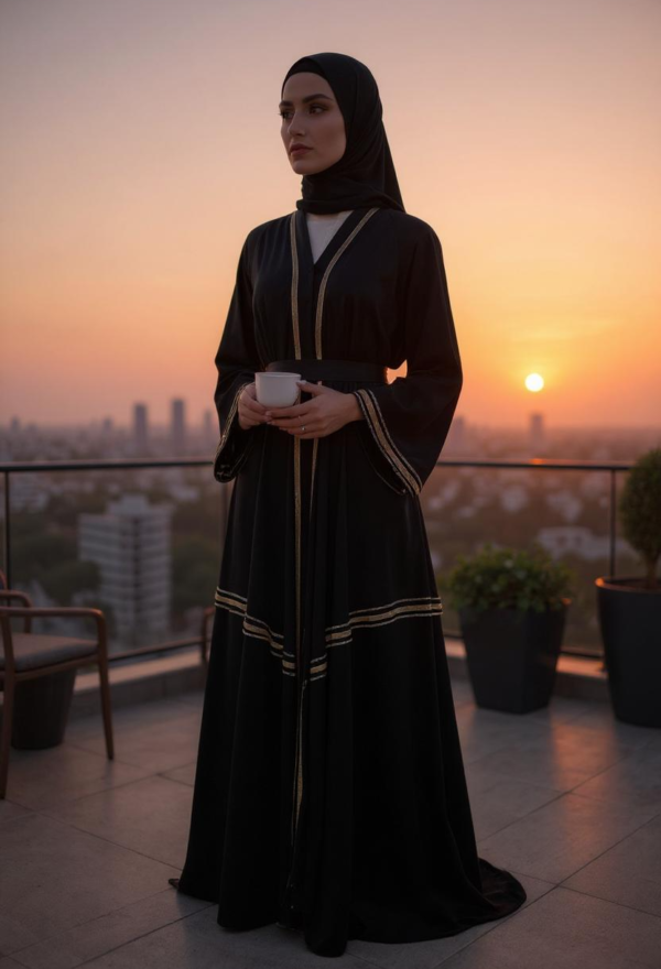 Front Open Abaya Nureen