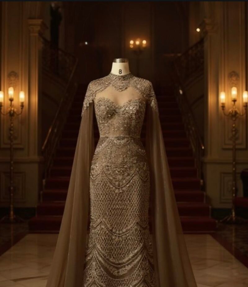 Selena Bespoke Gown Choco - Image 2