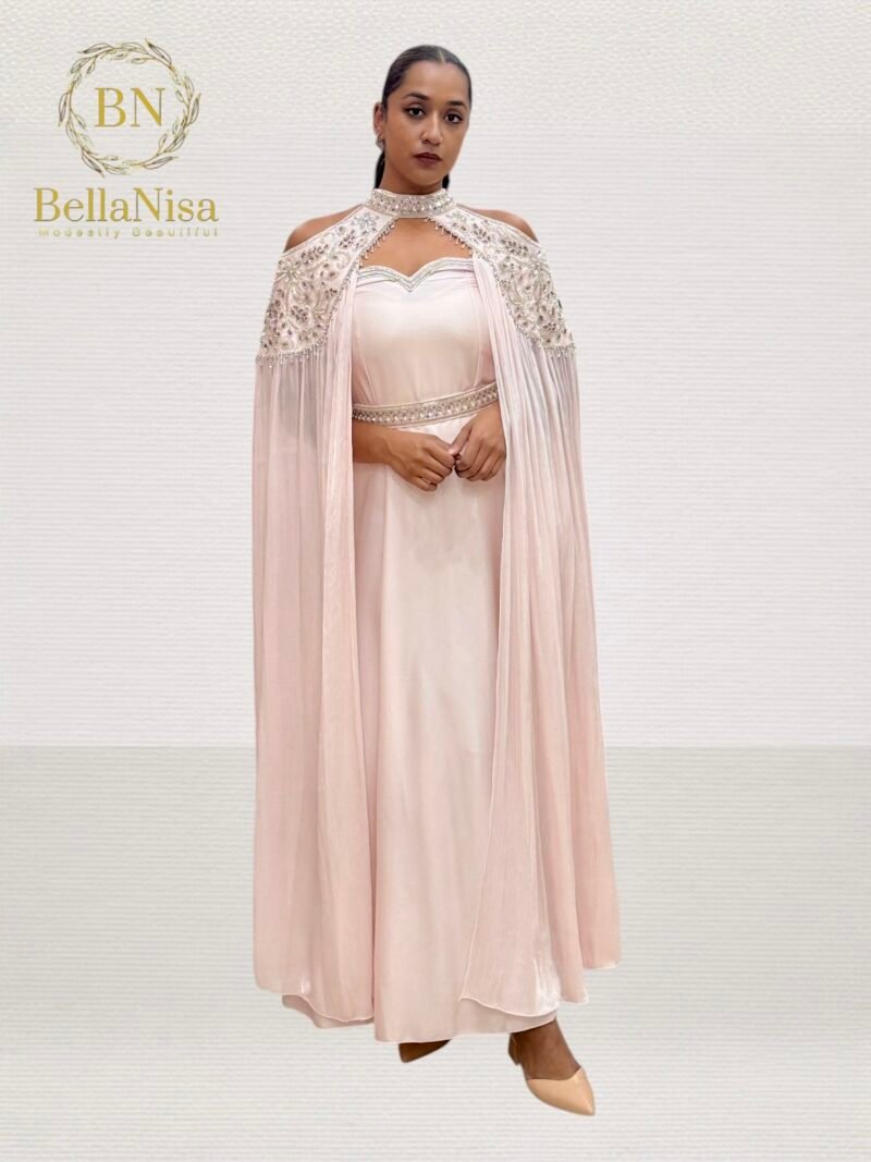 Amarai Luxe Kaftan Pink - Image 4