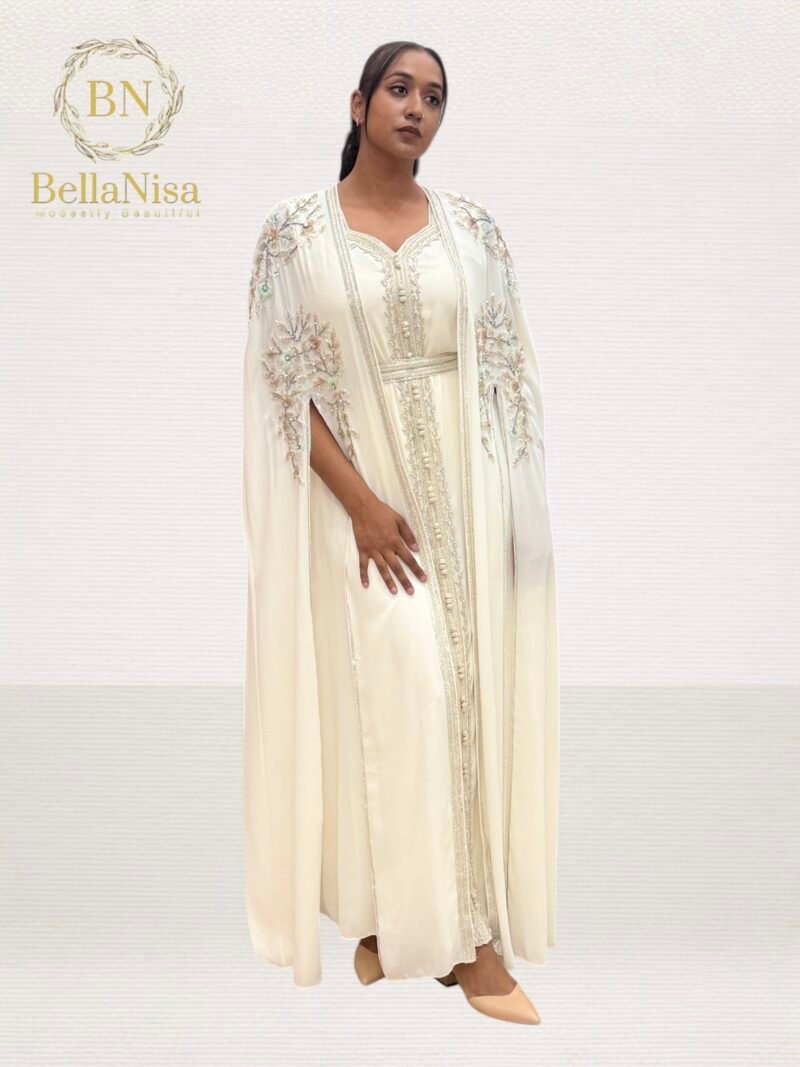 Rawah Kaftan White - Image 4