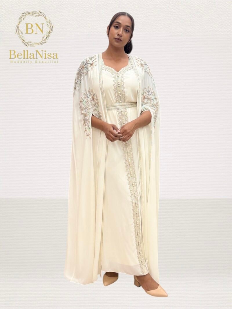 Rawah Kaftan White - Image 3