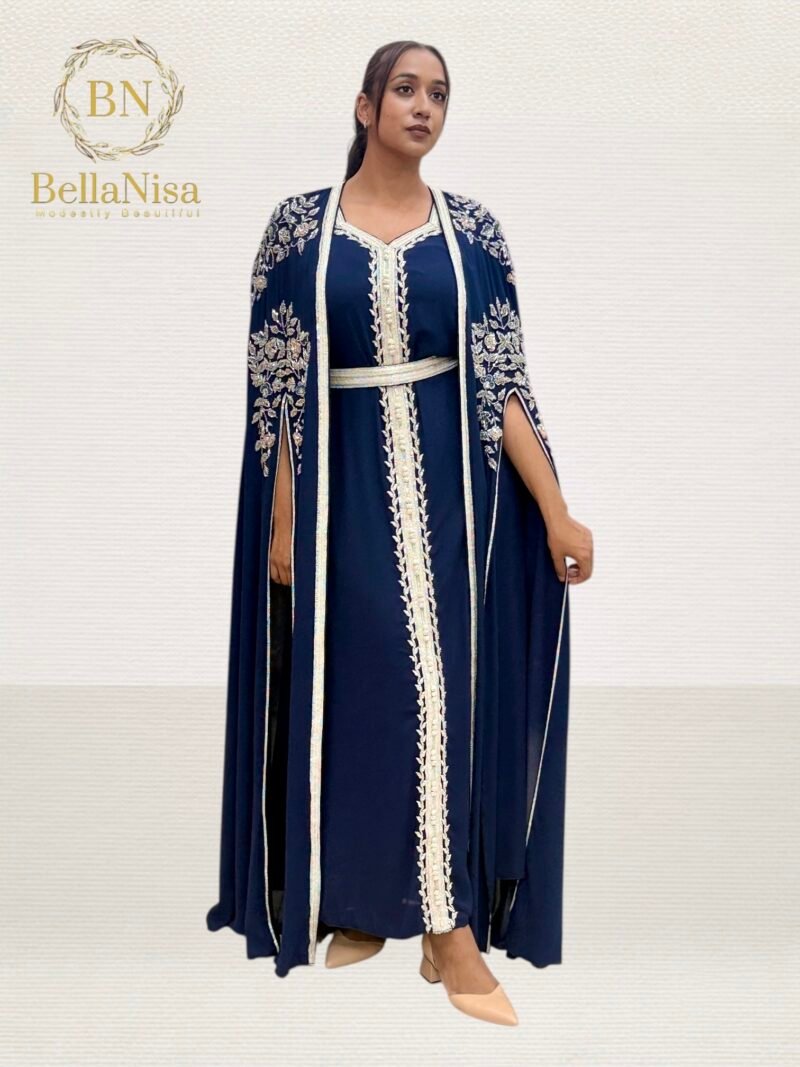 Rawah Kaftan Navy - Image 2