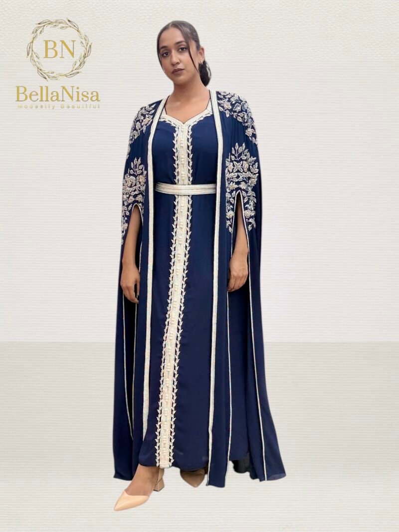 Rawah Kaftan Navy - Image 3