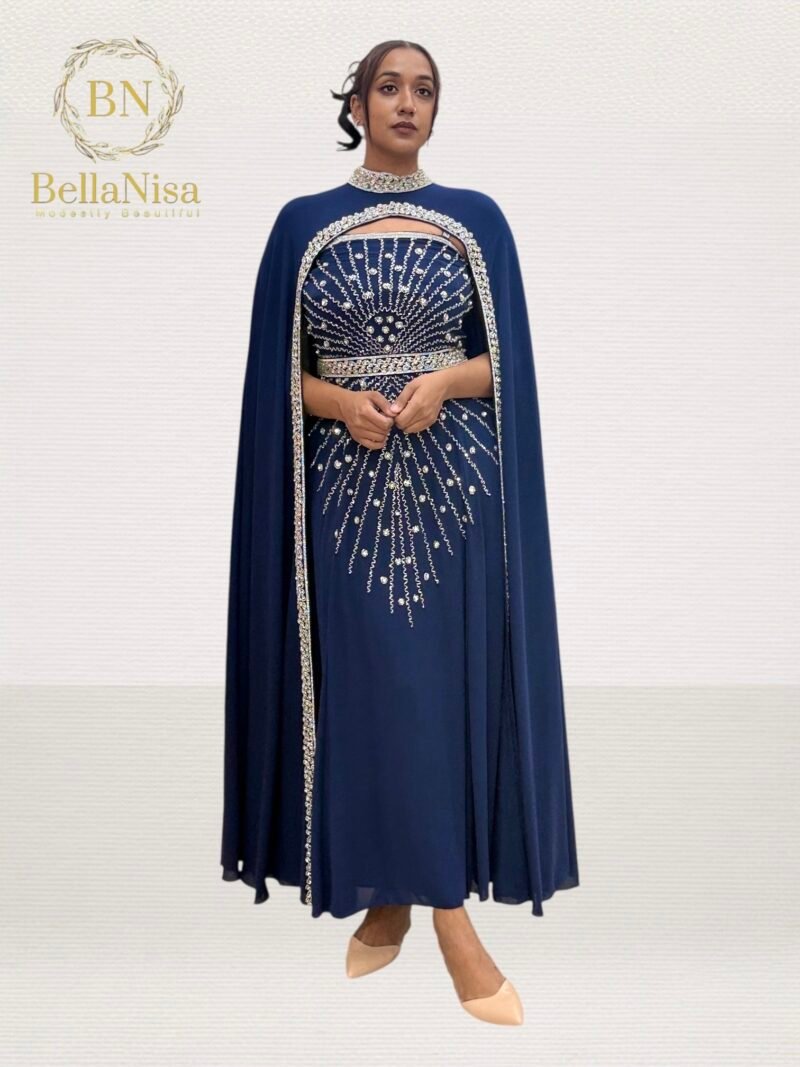 Samani Kaftan Navy - Image 2
