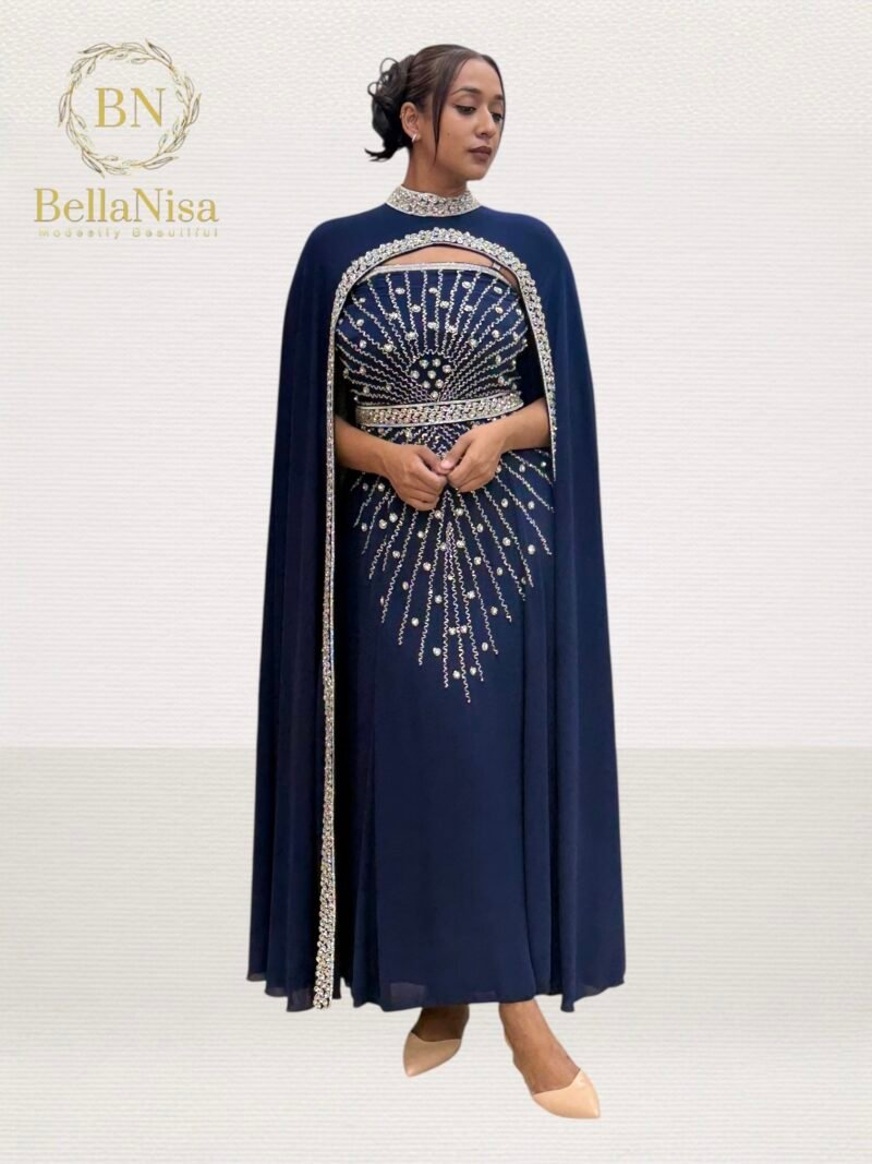 Samani Kaftan Navy - Image 3