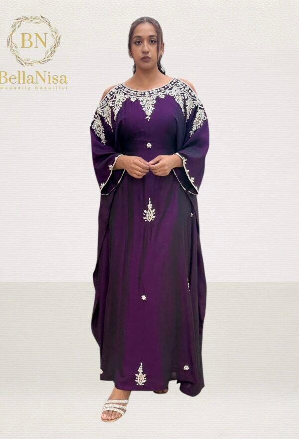 Miya Lux Kaftan Purple