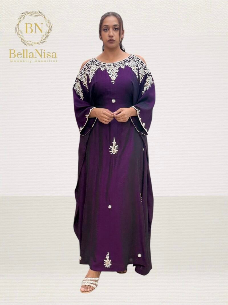 Miya Lux Kaftan Purple