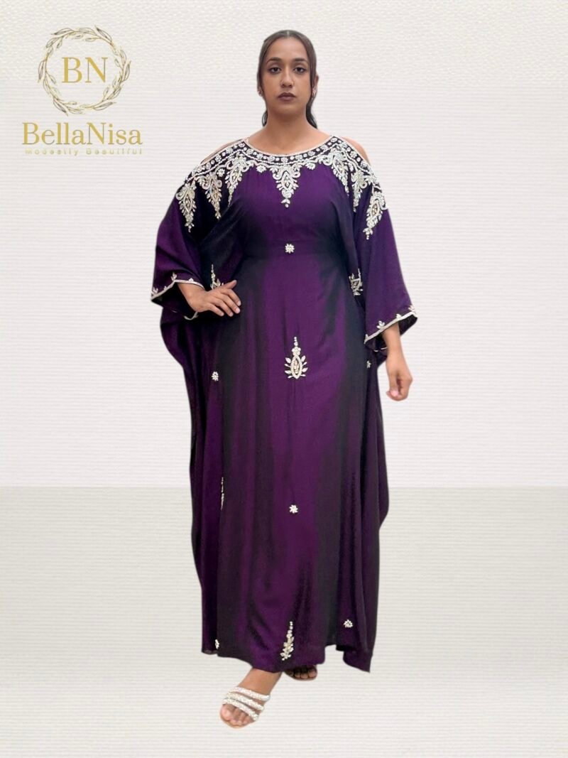 Miya Lux Kaftan Purple - Image 2