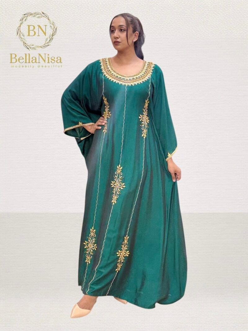 Lamsa Kaftan Emerald - Image 3